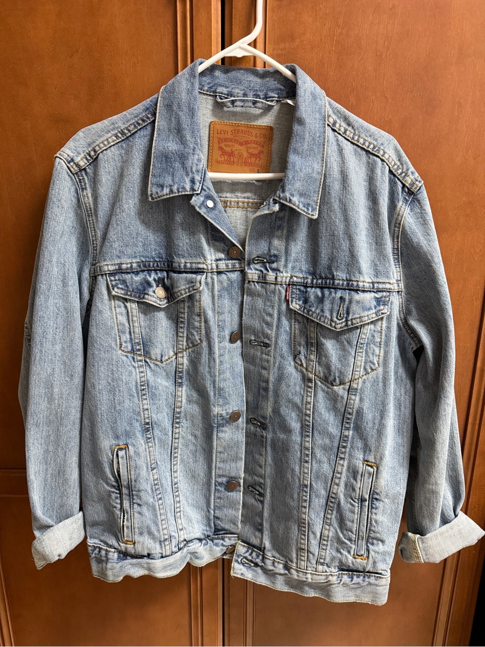 Levi's Light Wash Denim Vintage Jean Jacket - Pale Blue